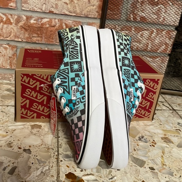 Vans Classic Authentic Sf tribal checkered multiple colors true white - Picture 6 of 10
